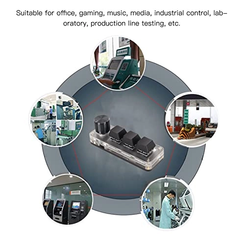 USB Mini 3 Key Keypad - Type C Wired