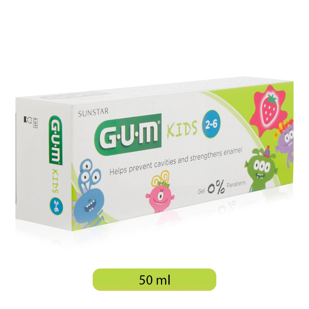 GUM Kids Xylitol Toothpaste 2-6 years 50 ml