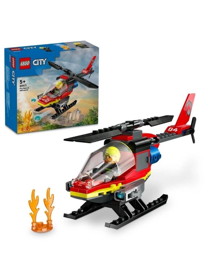 LEGO City Fire Rescue Helicopter (60411)