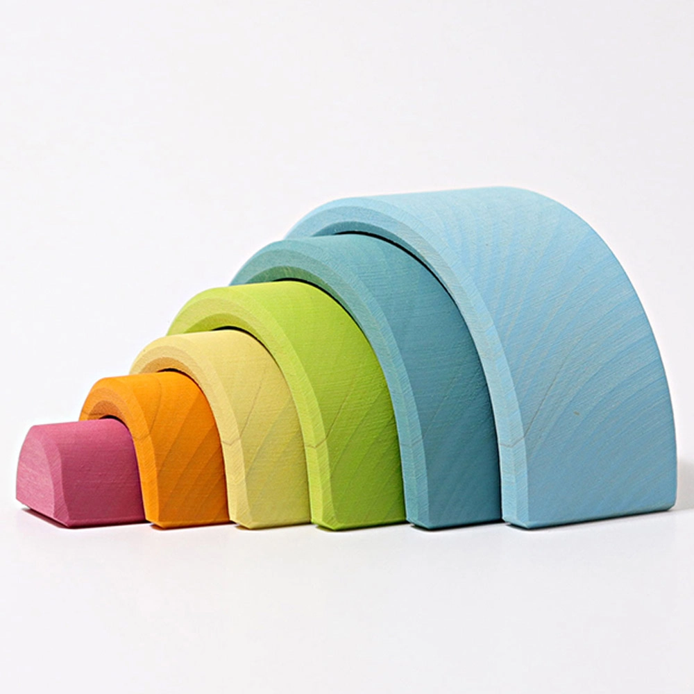 Wooden Rainbow Frames - Suitable for 3 years and above 6pcs