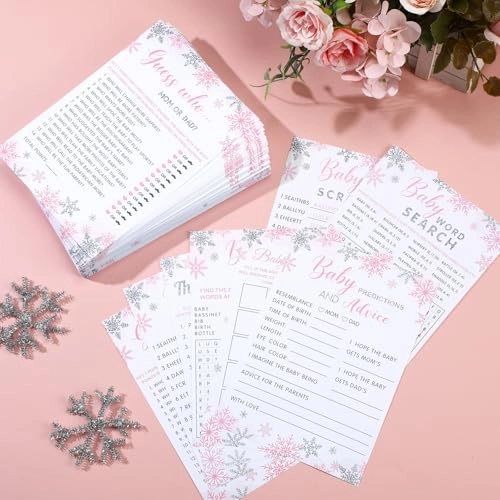 Baby Shower Games - 302 Pcs Baby Shower