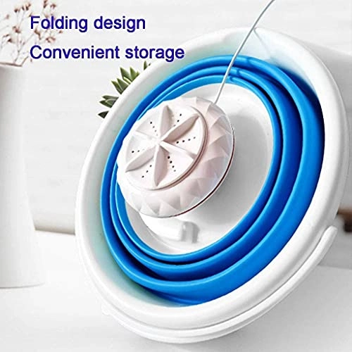 Portable Washing Machine,Turbine Folding Mini Usb Laundry Washer,Perfect For Apartments, Rvs And Small Space Living Shandongmt (Color : B)