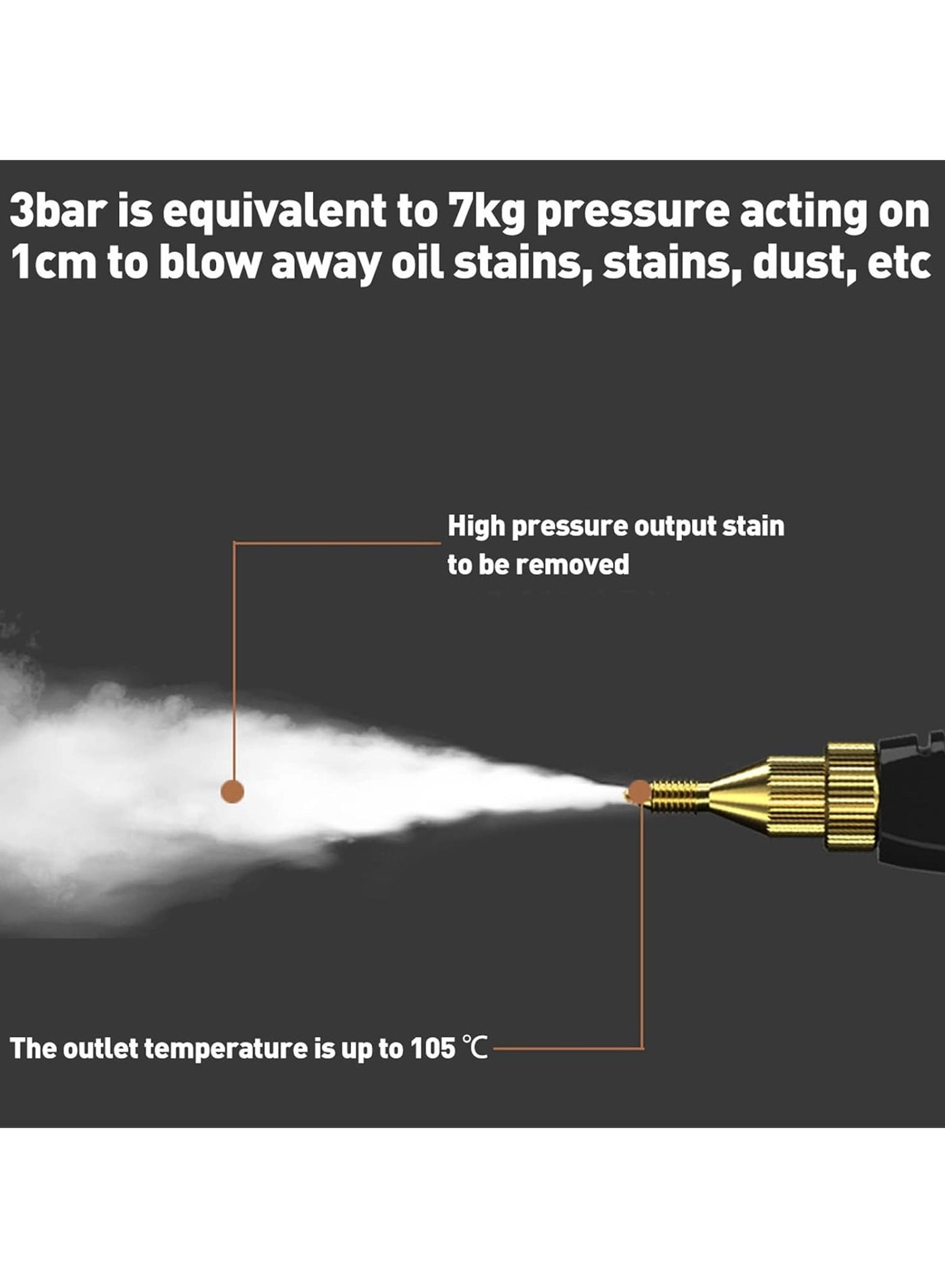 Steam Cleaner - 3 BAR