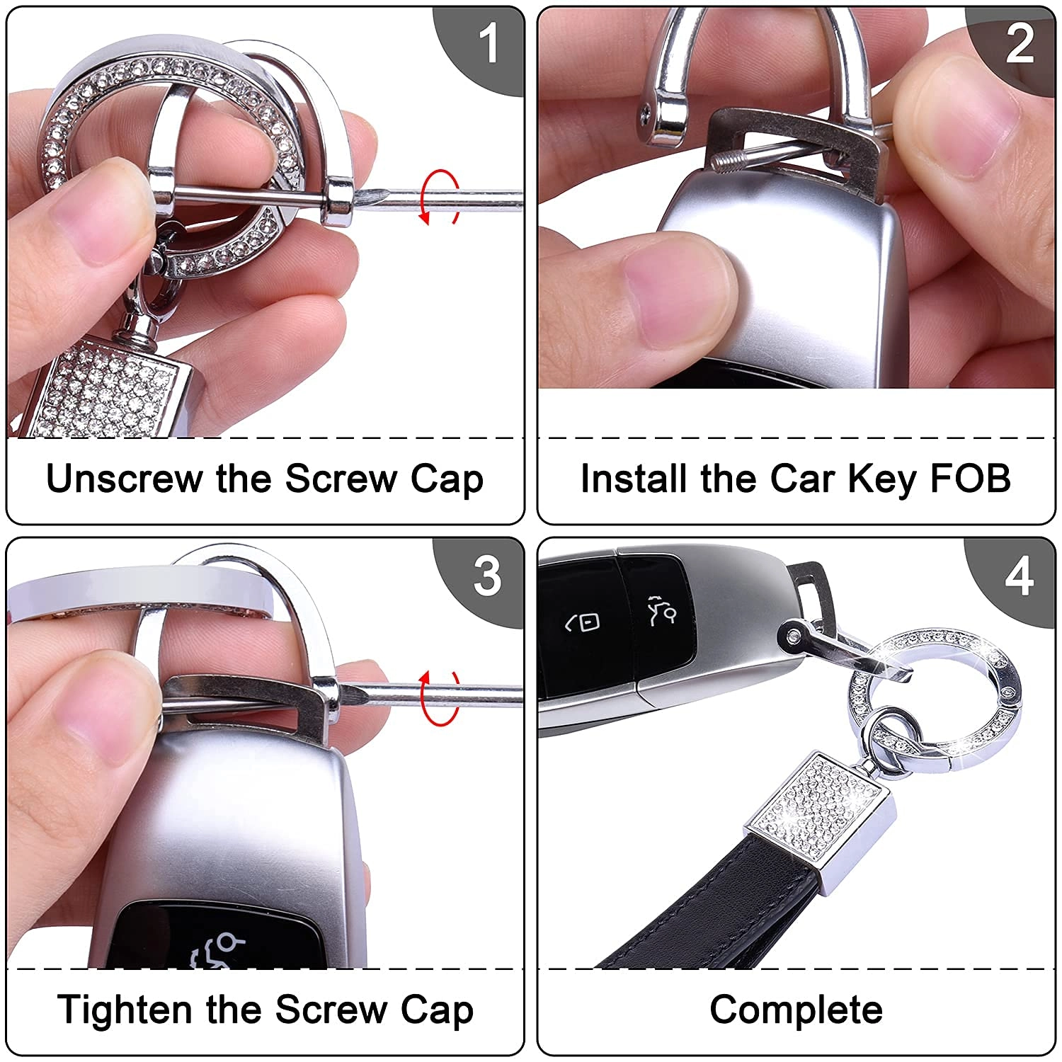 Bling Car Keychain - Car