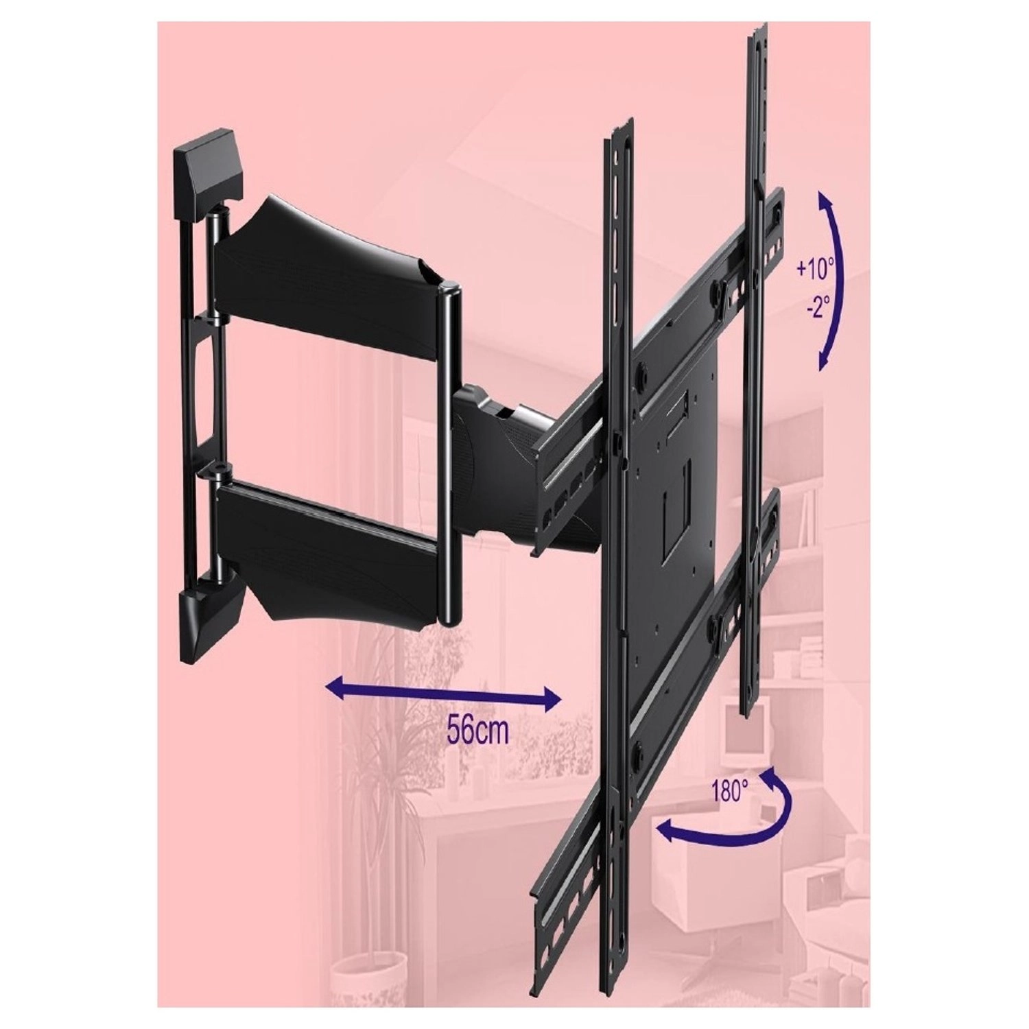 Extendable TV Wall Bracket - 40kg 40 to 70inch