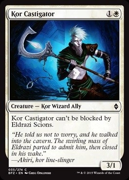 Wizards of the Coast Kor Castigator 035/274 - Battle for Zendikar