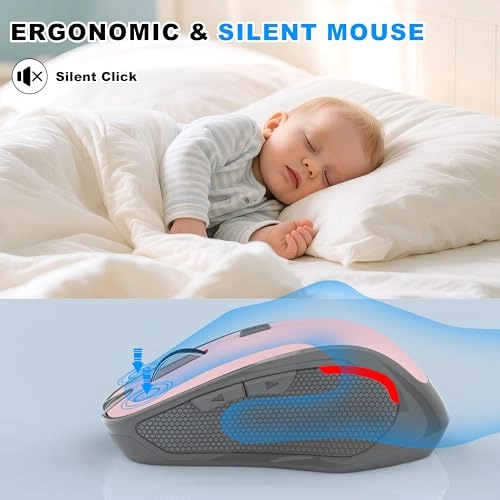 Rechargeable Silent Slim Mouse - Bluetooth