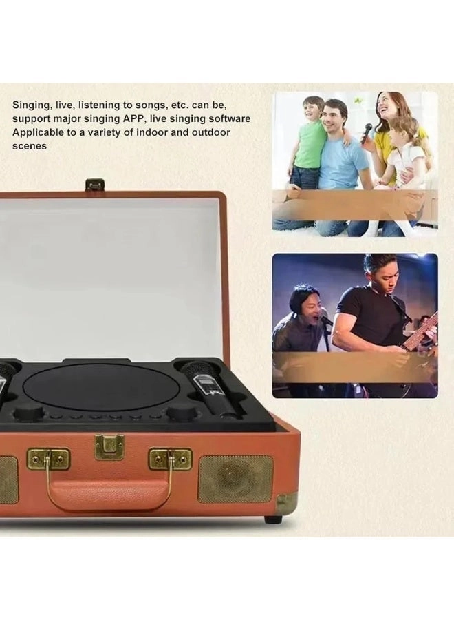 Karaoke Bluetooth Speaker - 2 Microphones