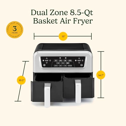 Double Basket Air Fryer ADZ-085