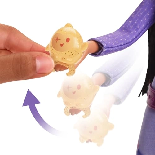 Asha of Rosas Fashion Doll - Singing German + Star Figure - Attachable to Hand