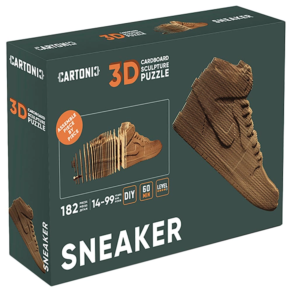 CARTONIC Sneaker 3D Puzzle (CARTMSNK) - 182 pcs