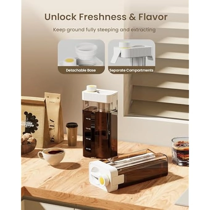 Cold Brew Coffee Maker - 34Oz Tritan 350 Mesh