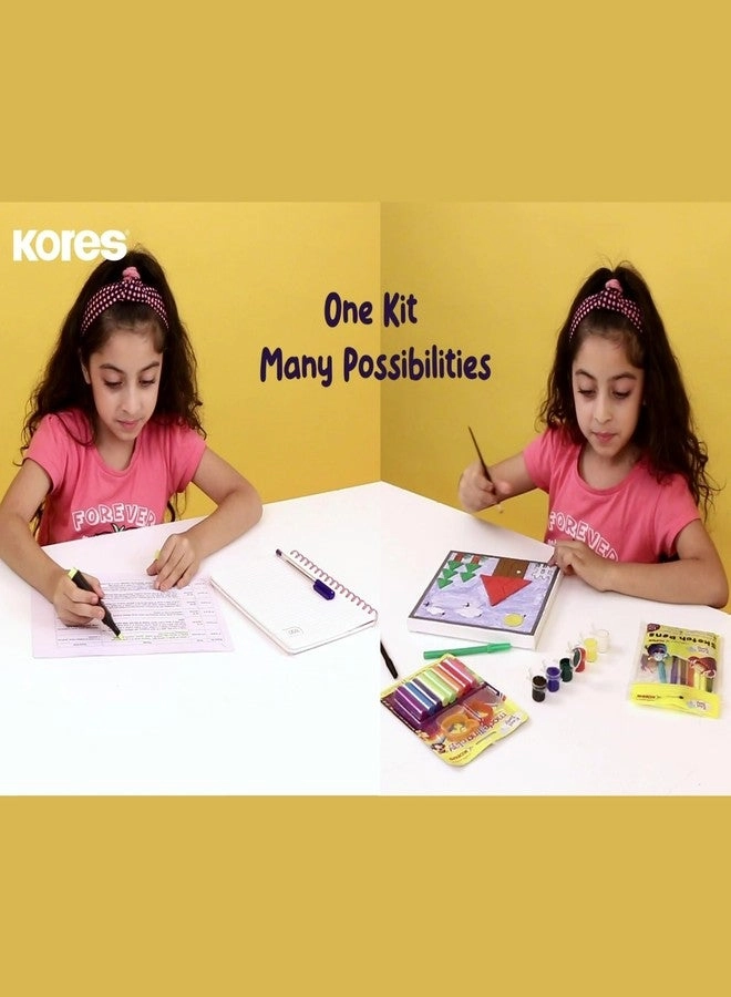 Creative Artivity Kit - 13-in-1 Transparent Zipper Pouch Ages 3+