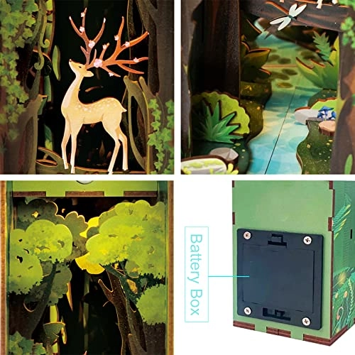 Miniature Book Nook - Forest