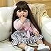 Reborn Baby Doll - 22inch 55cm Vinyl Silicone Girl Long Hair Ages 3+