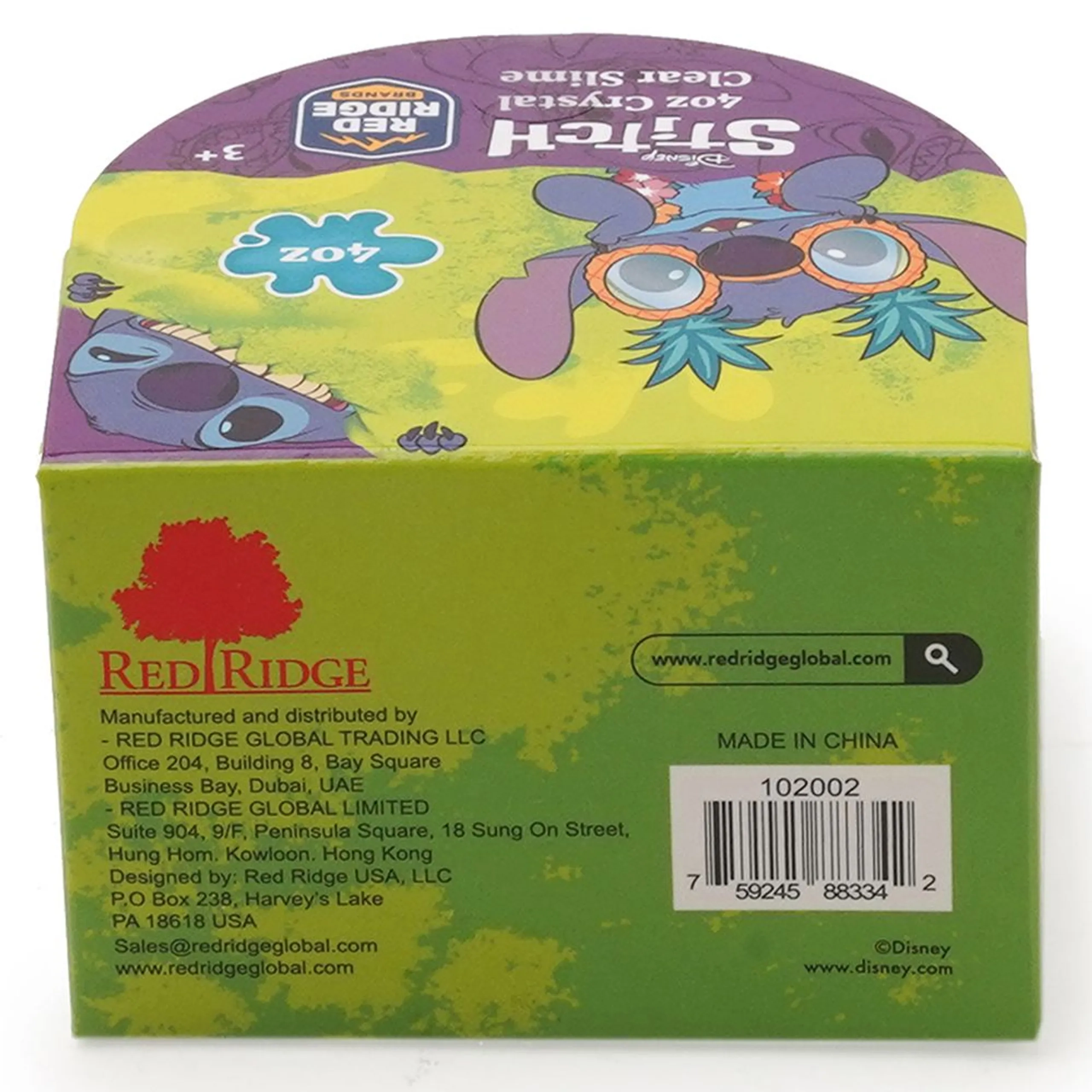 SLIME SQUAD Disney Stitch Crystal Clear Slime - 3 years+