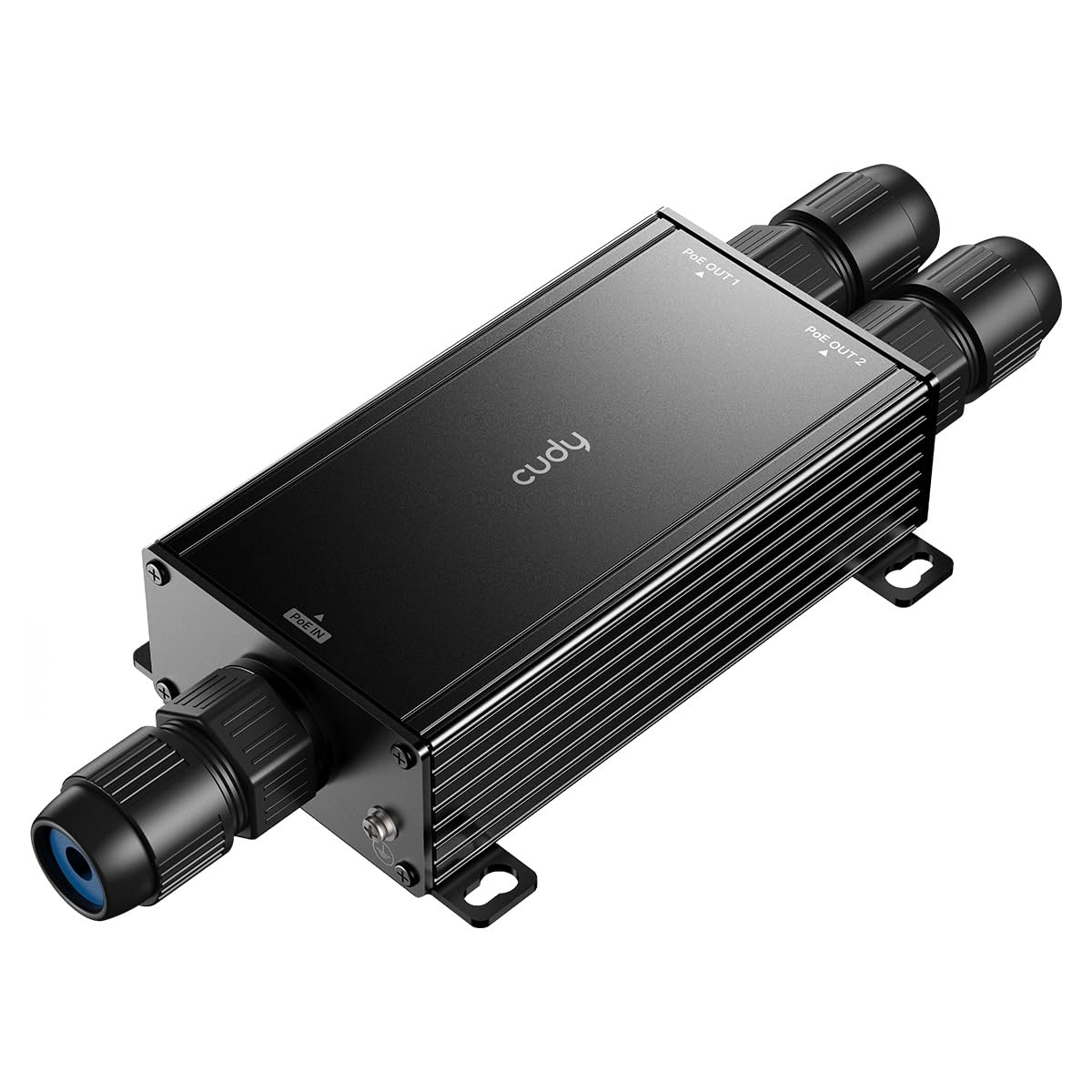 Shenzhen Cudy Technology Co., Ltd. PoE Extender - 2 Output PoE Ports 30 watts per port 60 watts input 802.3bt/802.3at/802.3af 1000 Megabits Per Second