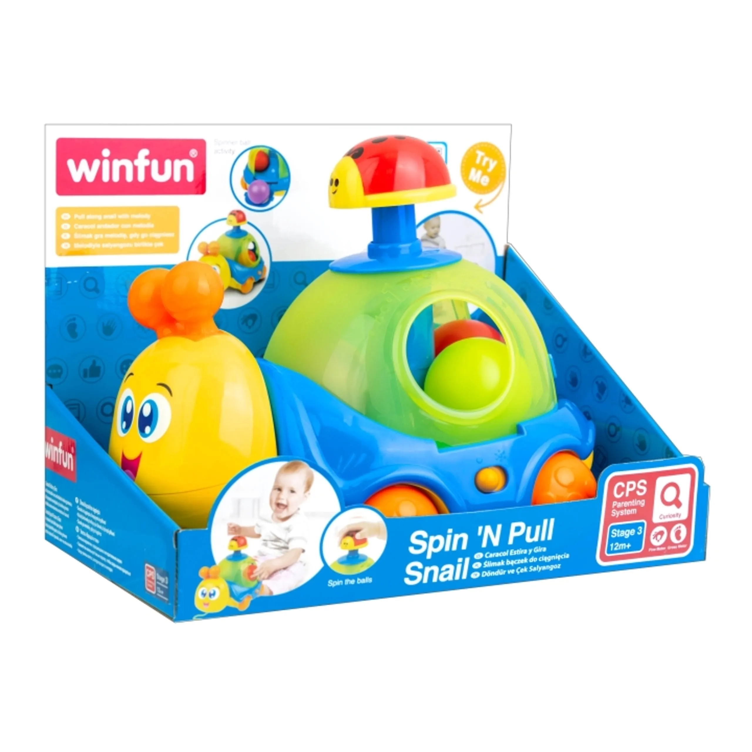 WinFun Spin 'N Pull Snail