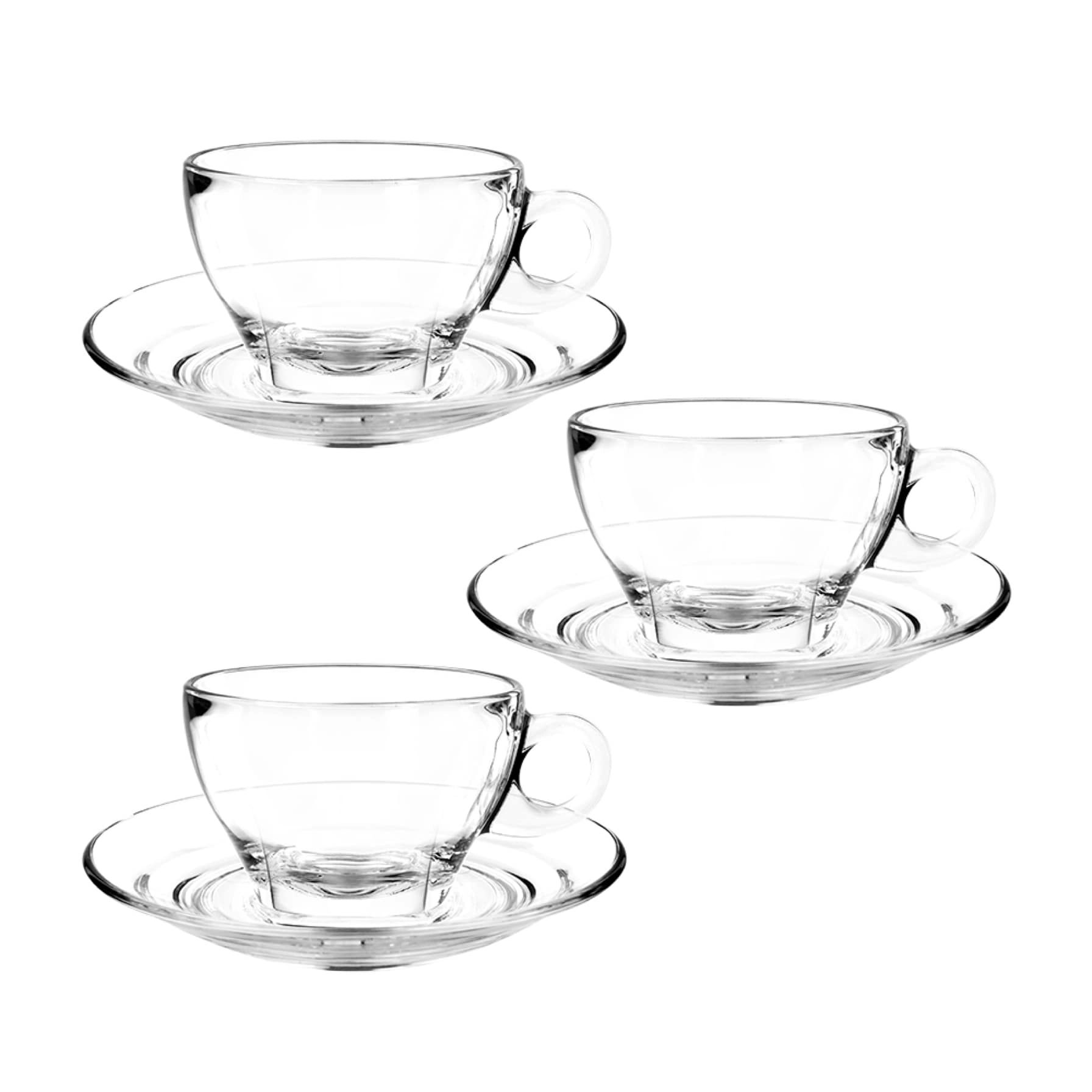 Ocean Caffe Latte Cup & Saucer - 6 pcs