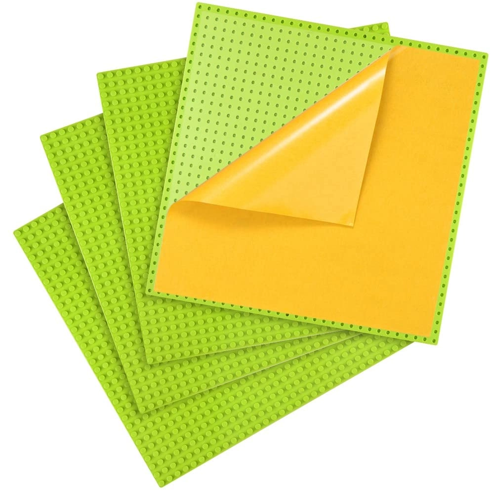 Mimax Peel-and-Stick Baseplates - 4 Pack 10 inch x 10 inch