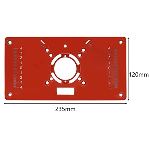 Router Table Insert Plate - 1 Set