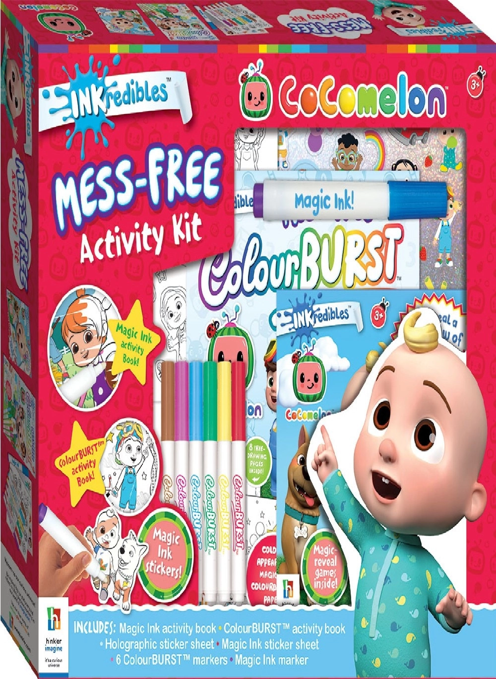 COLOR LAND CHILDRENS TOYS CENTER LLC Inkredibles CoComelon Activity Kit