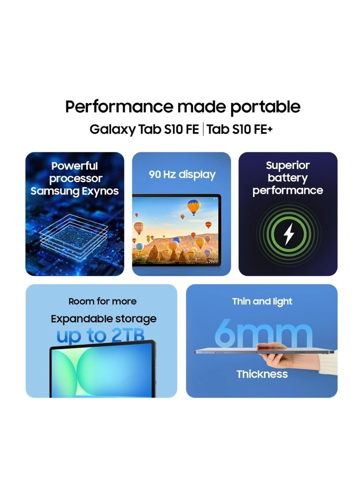 Galaxy Tab S10 FE+ - 128GB 13.1"