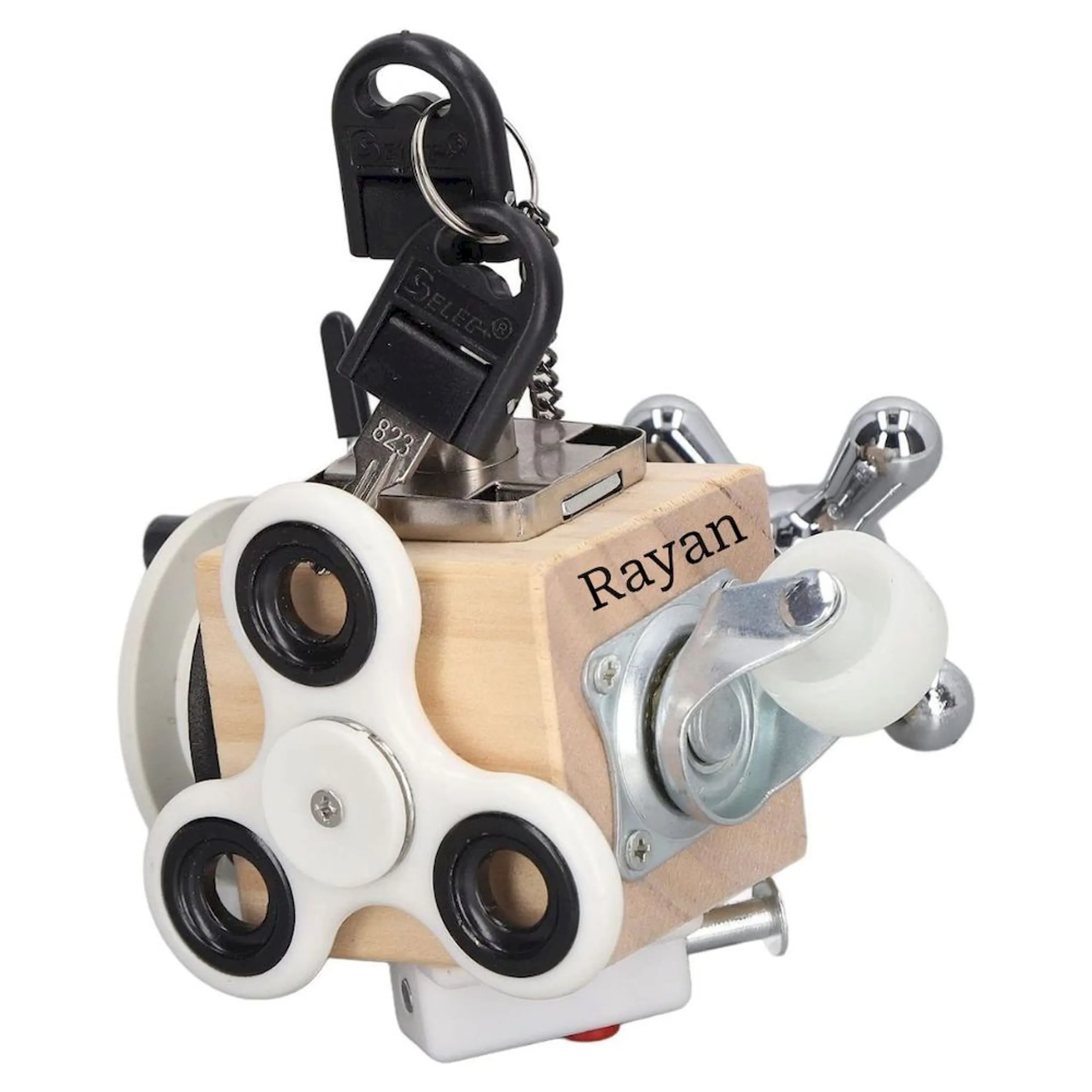 Factory Price Wooden Sensory Busy Cube - Suitable for 2 years and above
