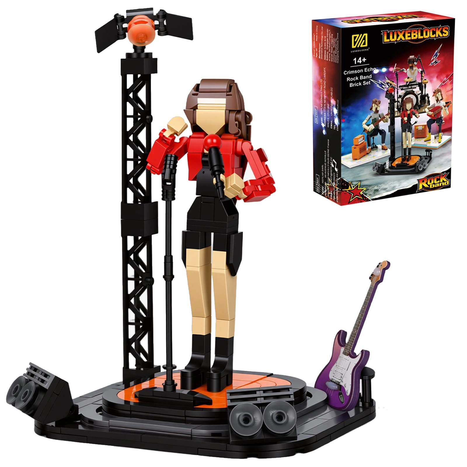 LUXEBLOCKS Rock Star & Stage - 302 pcs