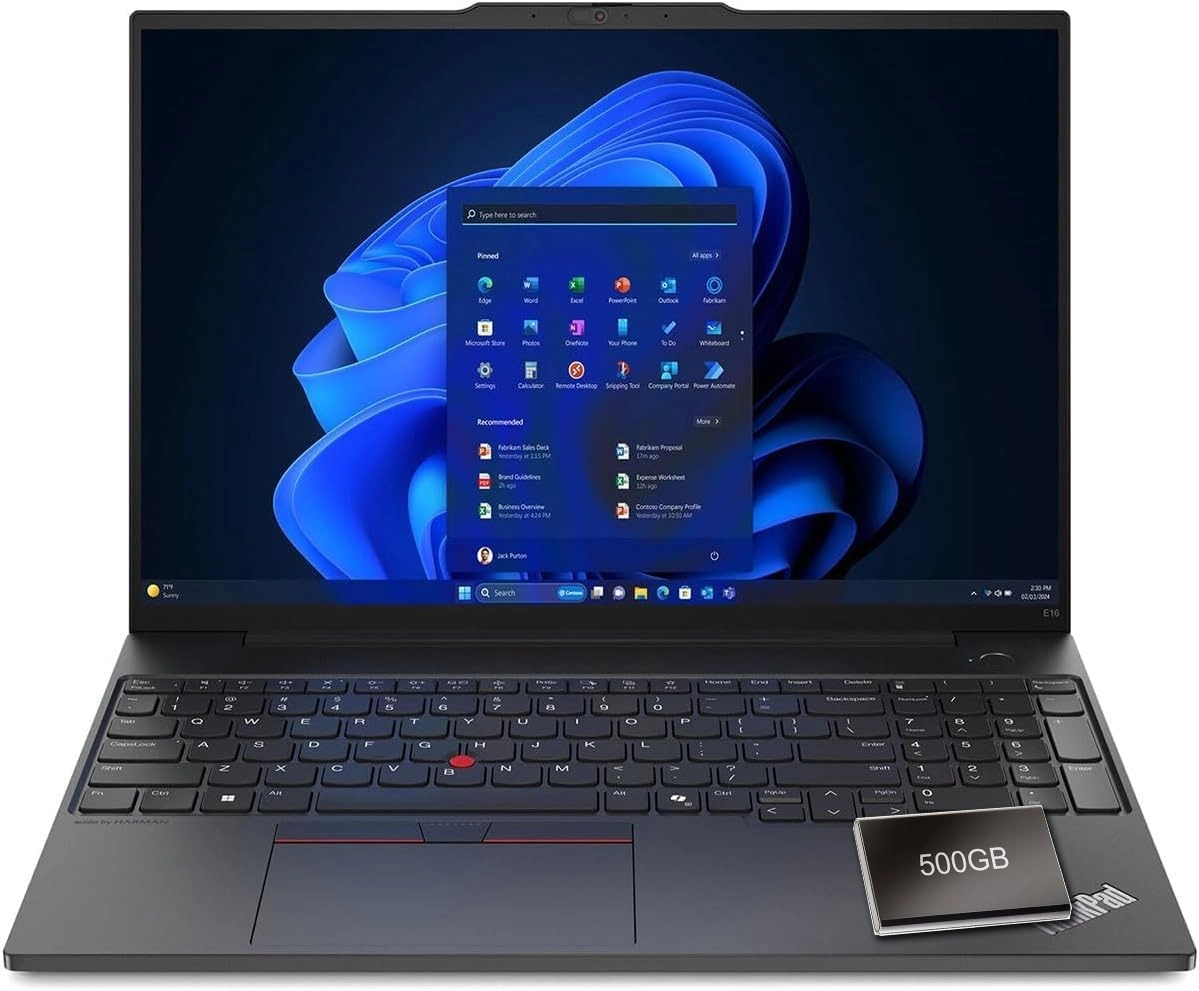 Lenovo ThinkPad E16 21M5 - 16'' Ryzen 7-7730U 40GB DDR4 1TB SSD