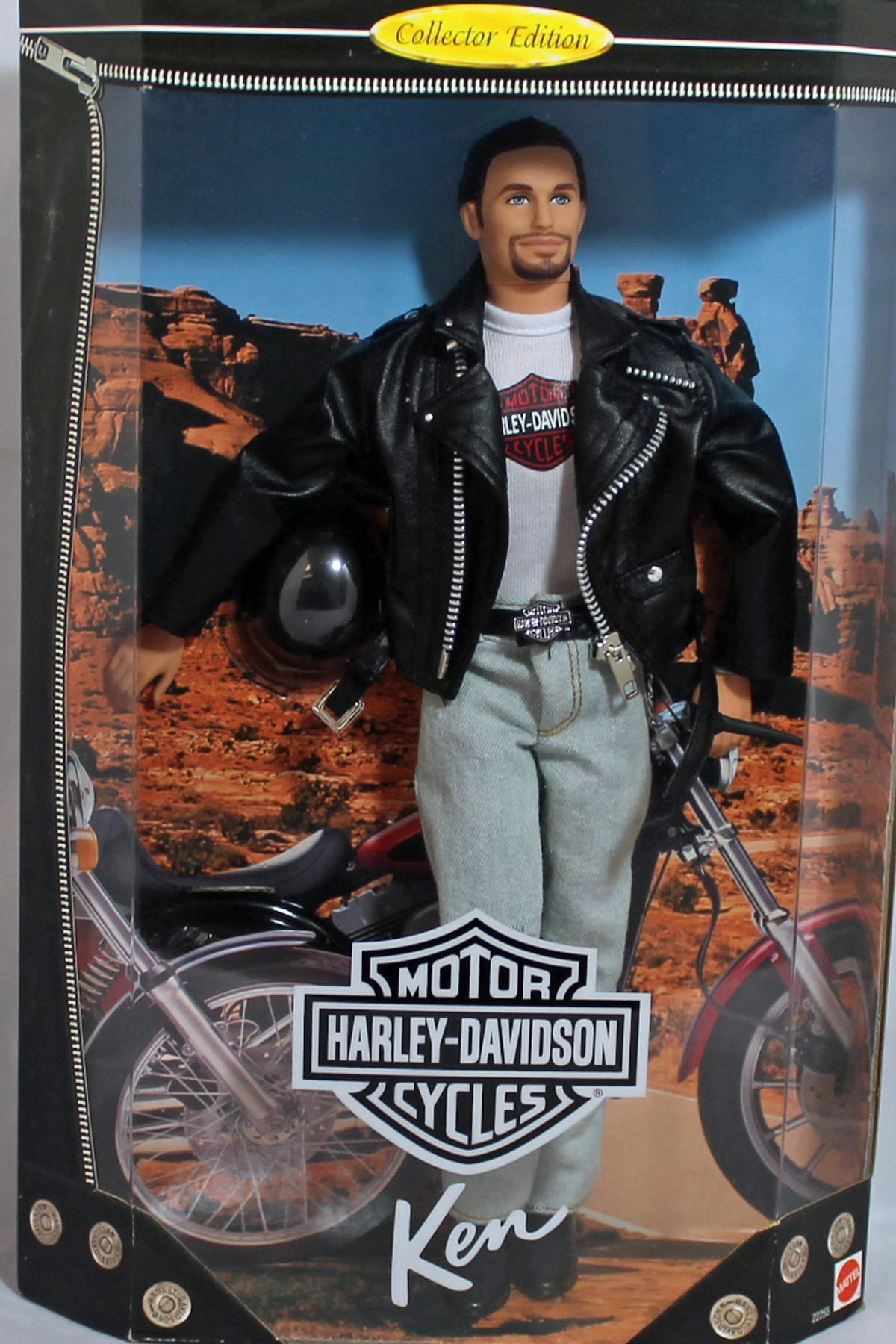 Barbie Collector Edition Harley-Davidson Motorcycles - Leather Black Ages 10+