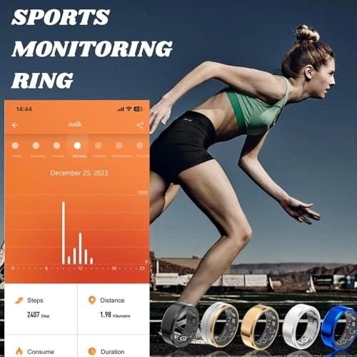 Smart Ring Health Fitness Tracker - 7