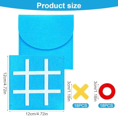 Tic Tac Toe Game - 3 Pcs Kid