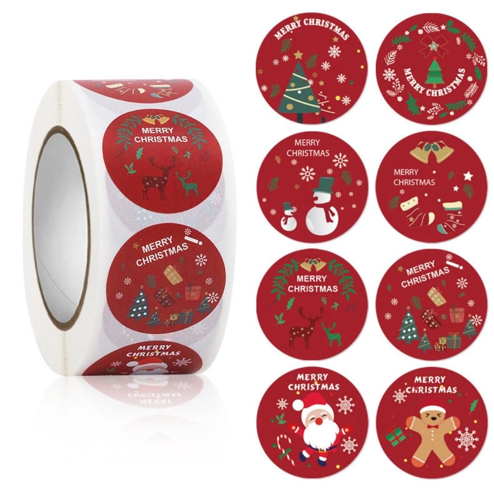 FEIFEI'S BOW Christmas Sticker Book 500 pcs