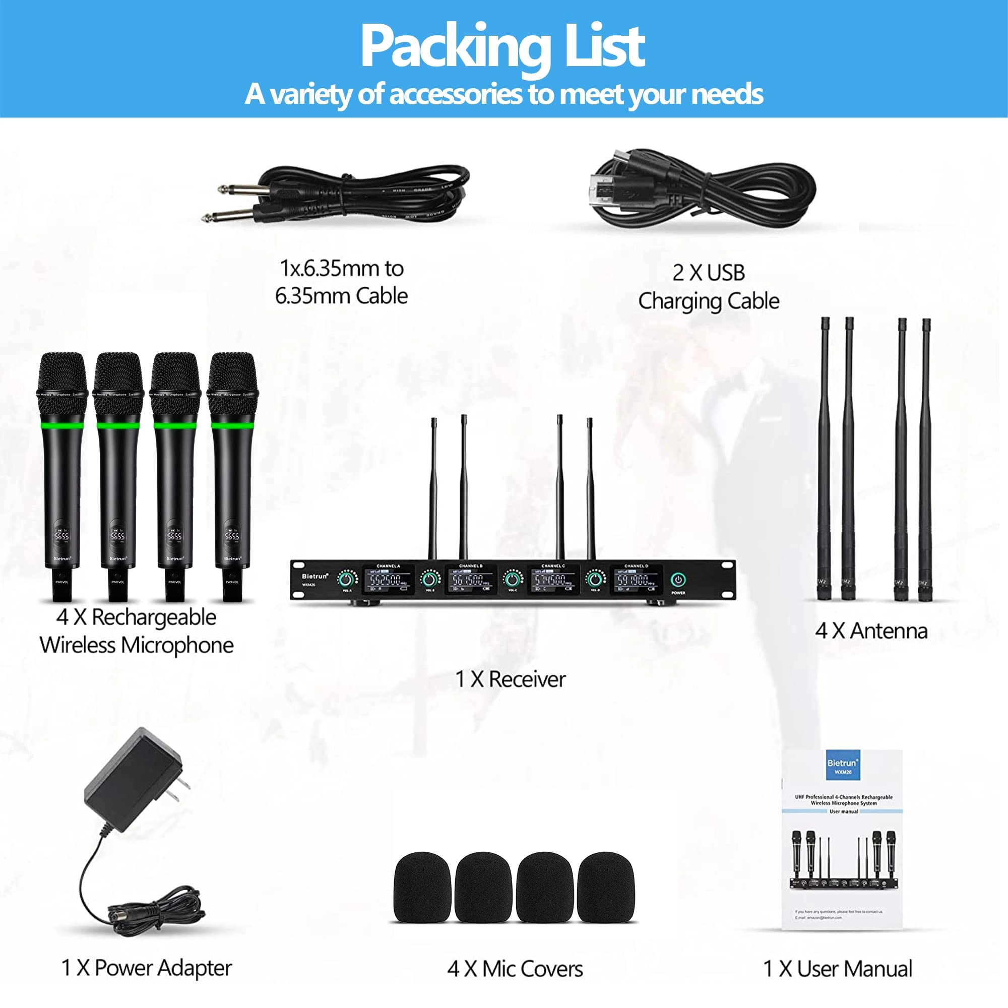 WXM26 - 4-Channel UHF