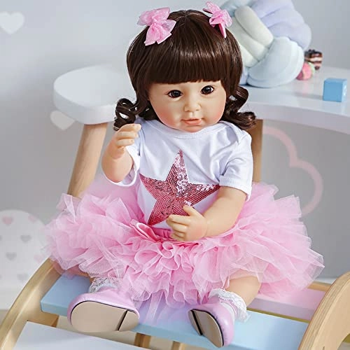 Reborn Baby Doll - 55cm/22in Soft Silicone Bundle