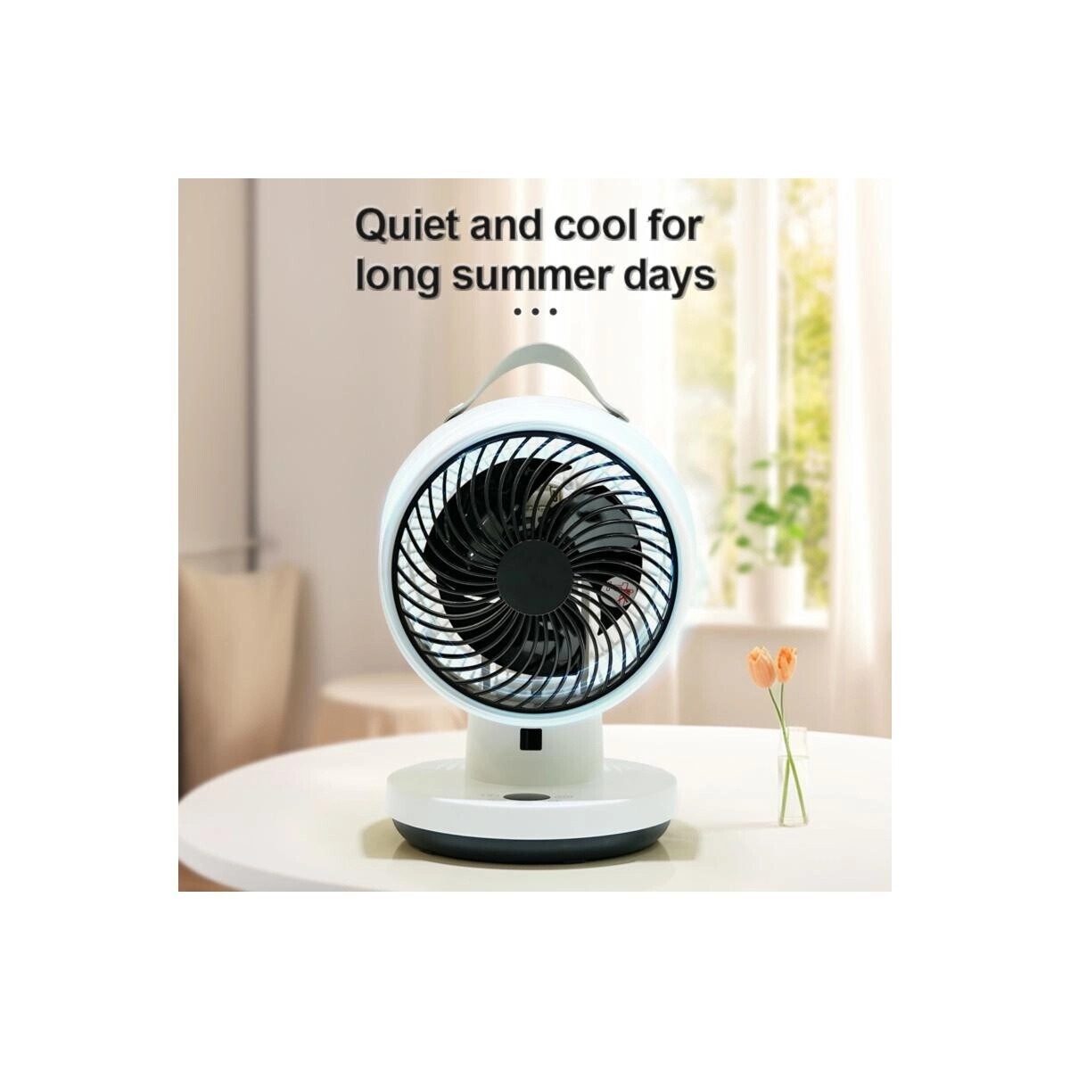 Desk Fan - 6000 mAh 19h Rechargeable