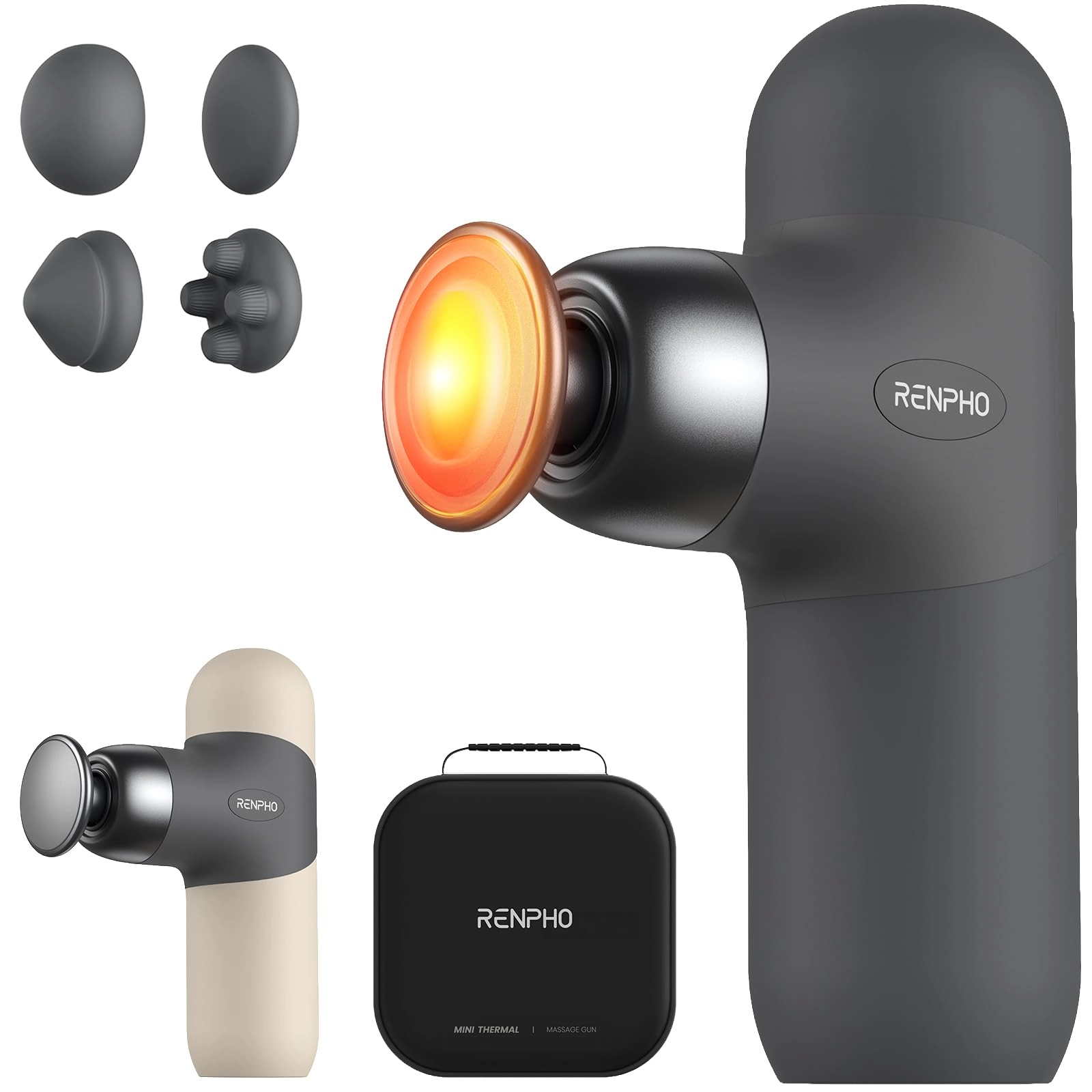 Renpho Mini Thermal Massage Gun - Heat Portable