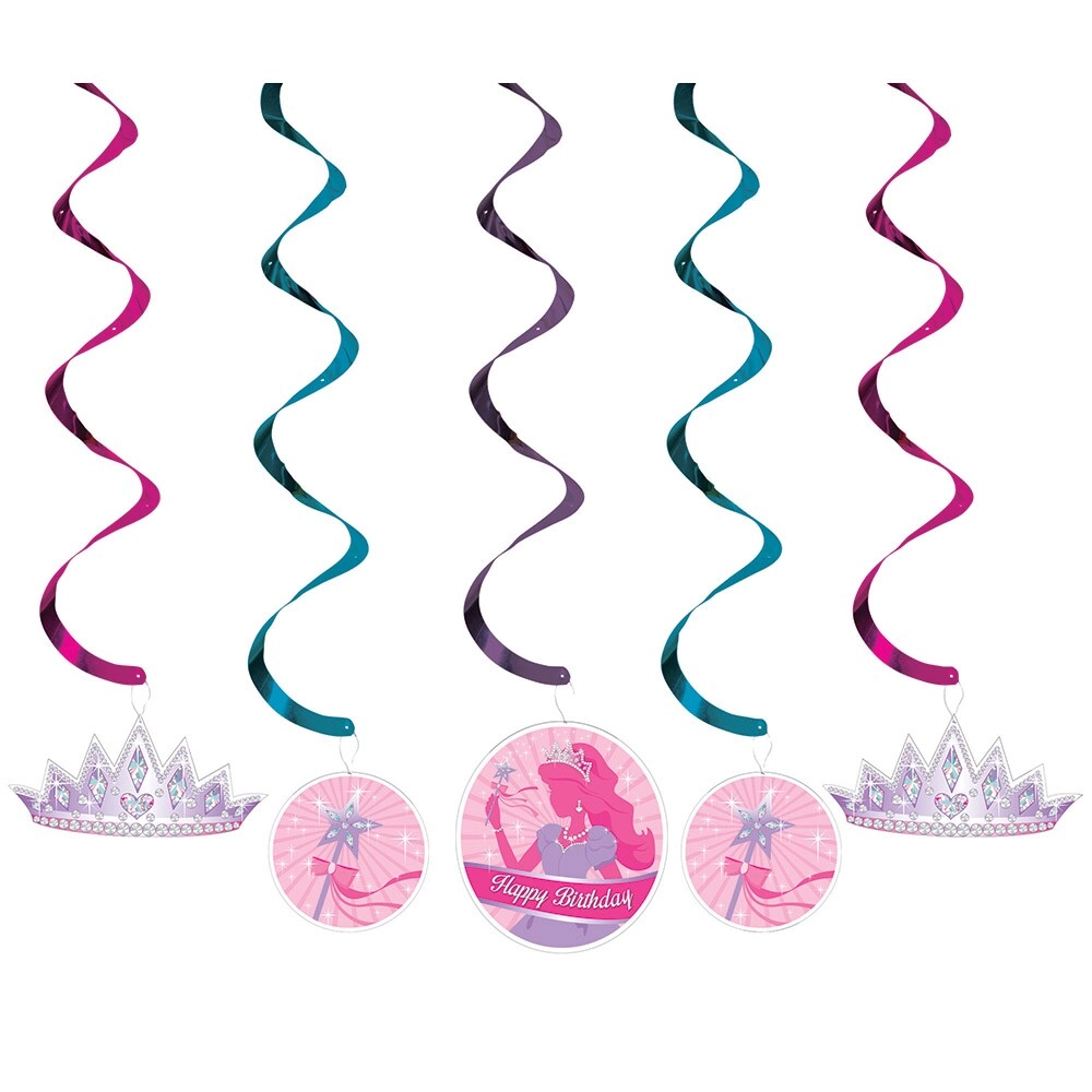 CREATIVE CONVERTING Princess Party Dizzy Danglers