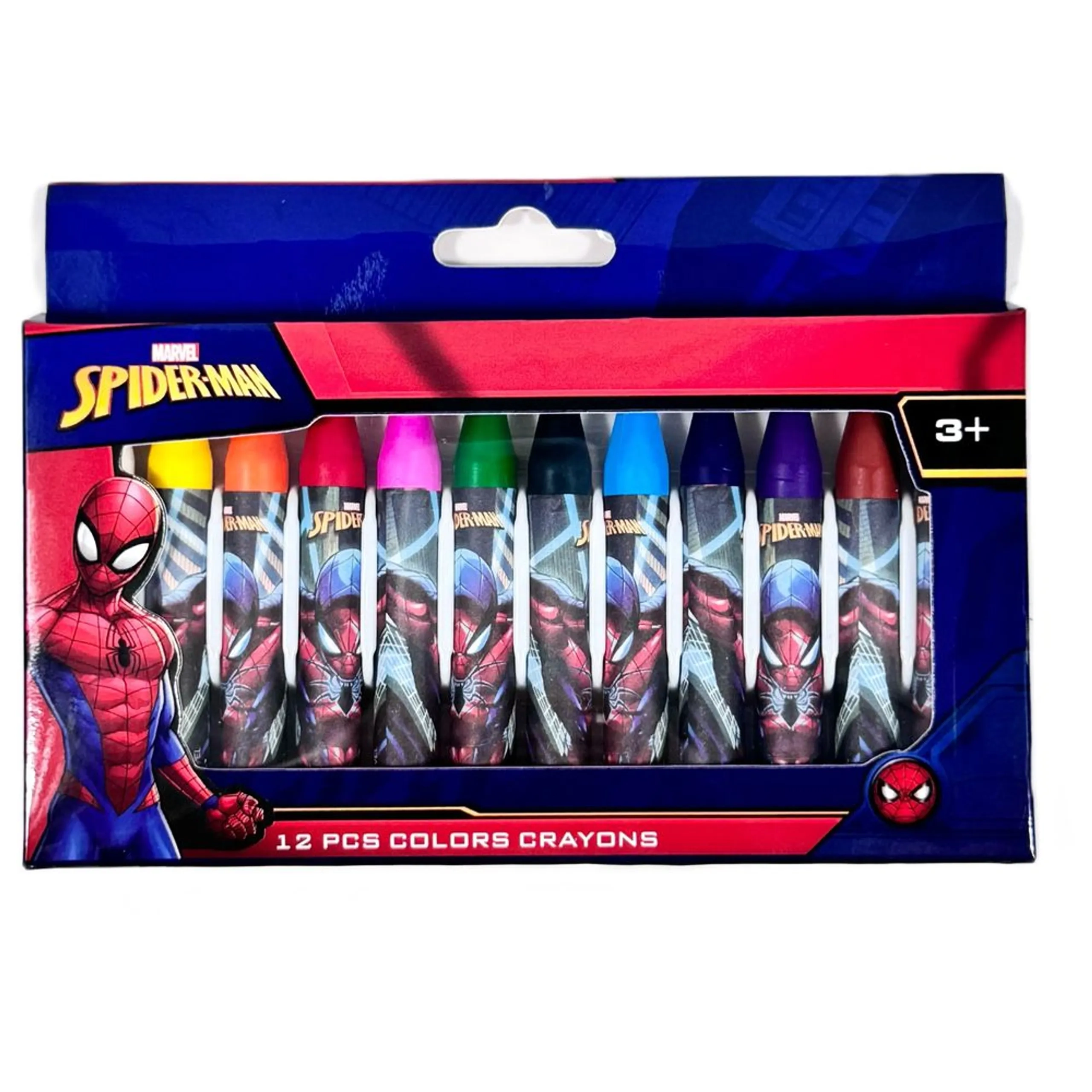 Spider-Man Beyond Limits Crayons - 12 Pcs