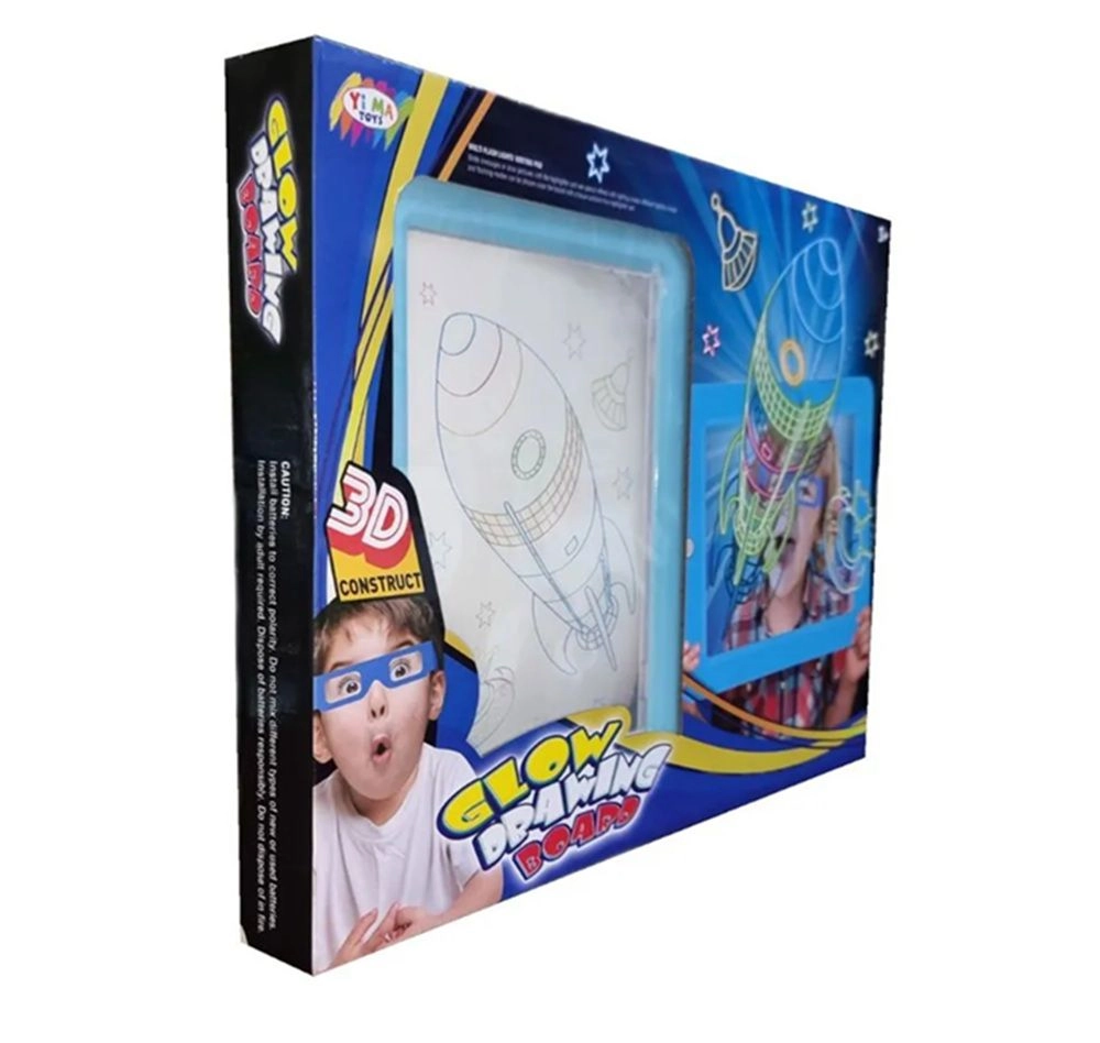 3D Flat Sketchpad - 5 Pcs 3D Glasses