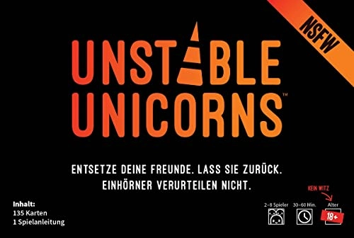 Unstable Unicorns NSFW - Card Game (German)