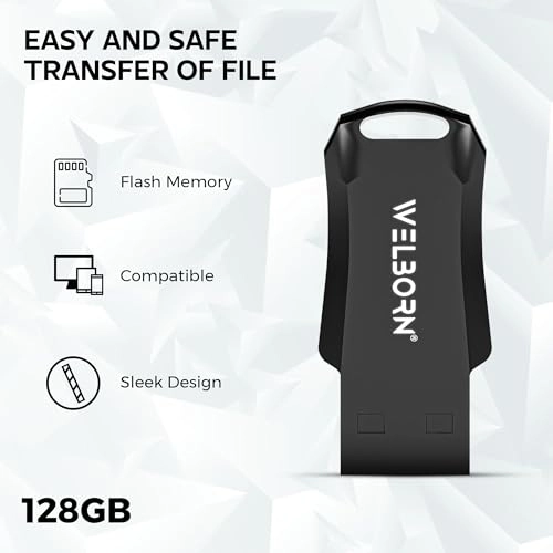 Plastic Pen Drive 2.0 - 128GB