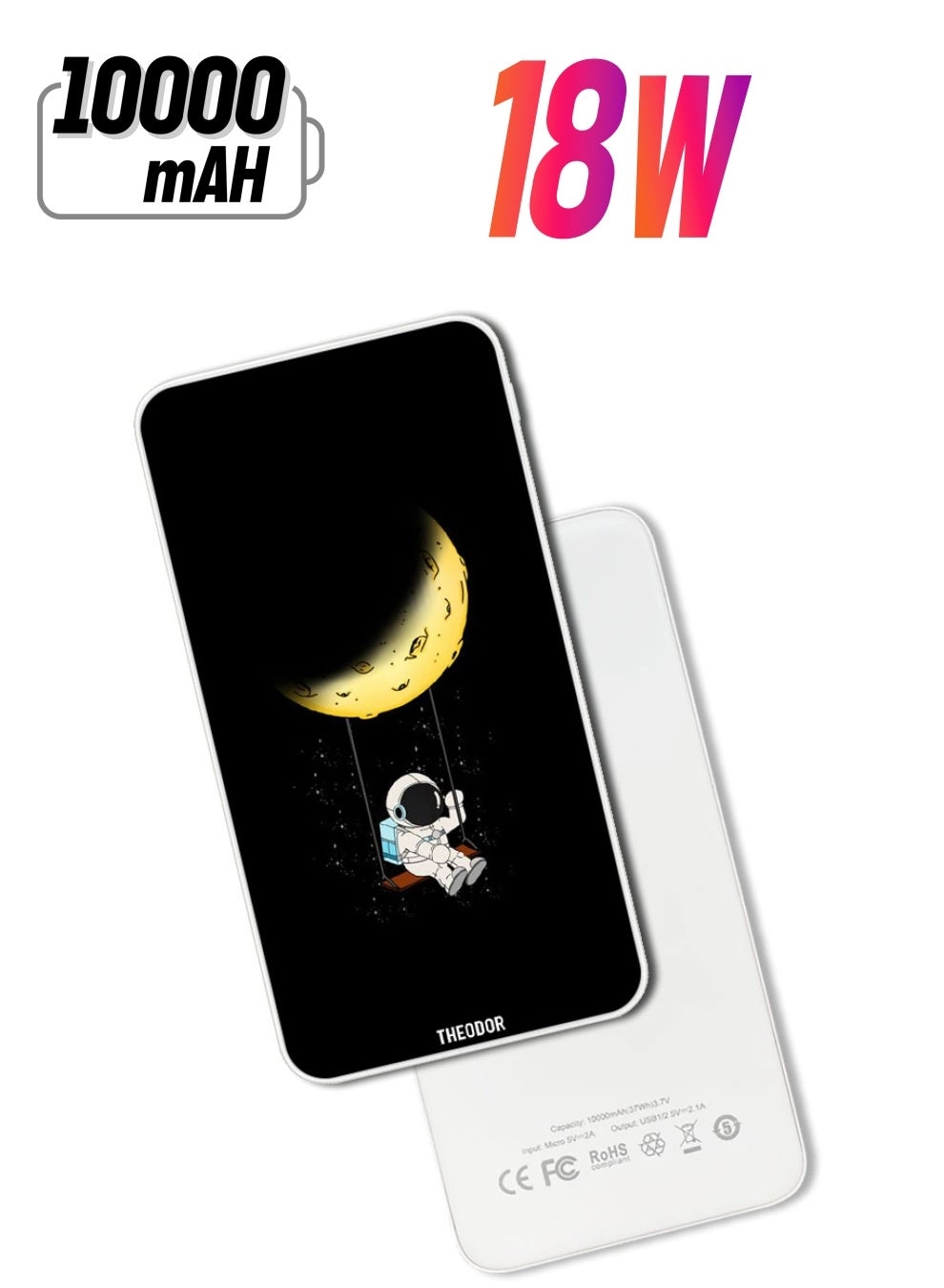 Theodor EX_PPBA020 - 10000 mAh 18W PD