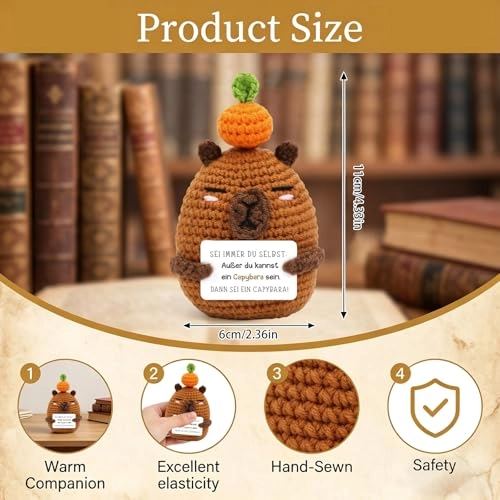 Positive Crochet Collection - Capybara - 11 cm