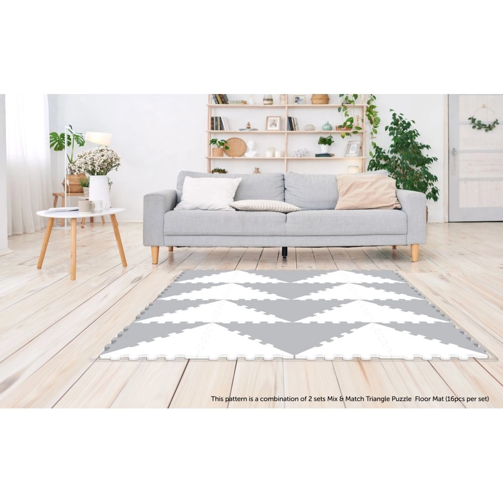 Triangle Puzzle Floor Mat - 10 Months