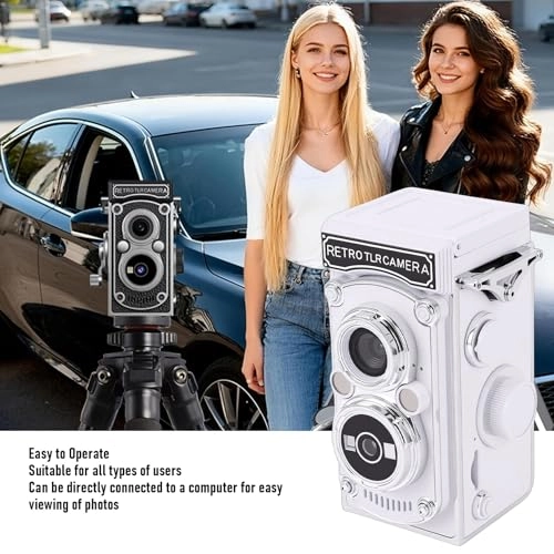 Retro TLR Style Camera - 24M 2.7K Red
