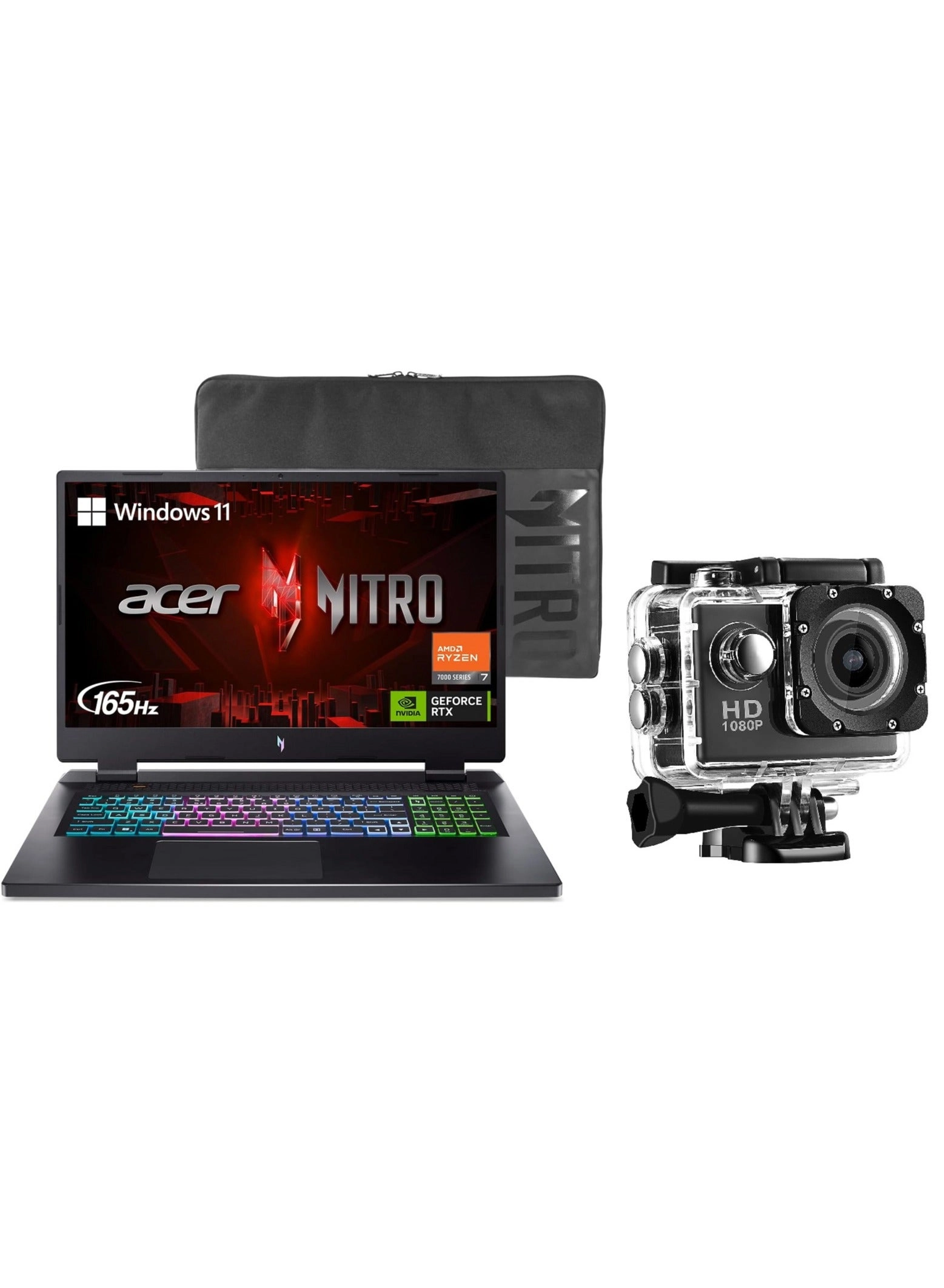 Acer Nitro 17 - 17.3'' Ryzen 7-7840HS 16GB DDR5 1000GB SSD