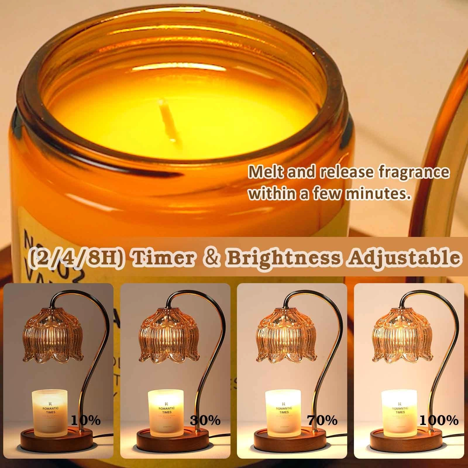 Strawberry Candle Warmer Lamp - Timer Dimmable