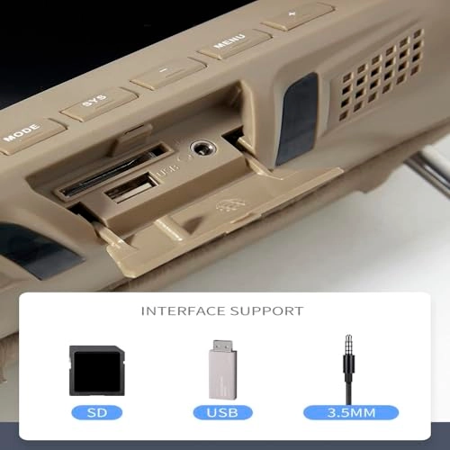 Headrest Screen Display - HD WIDESCREEN 7 In